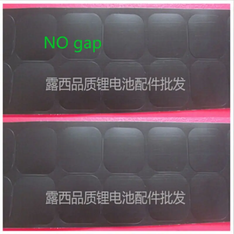 18650 بطارية ليثيوم مقاومة للحرارة العالية العزل طوقا 2 و 2 سلسلة العزل فيلم 4 قسم سطح الوسادة