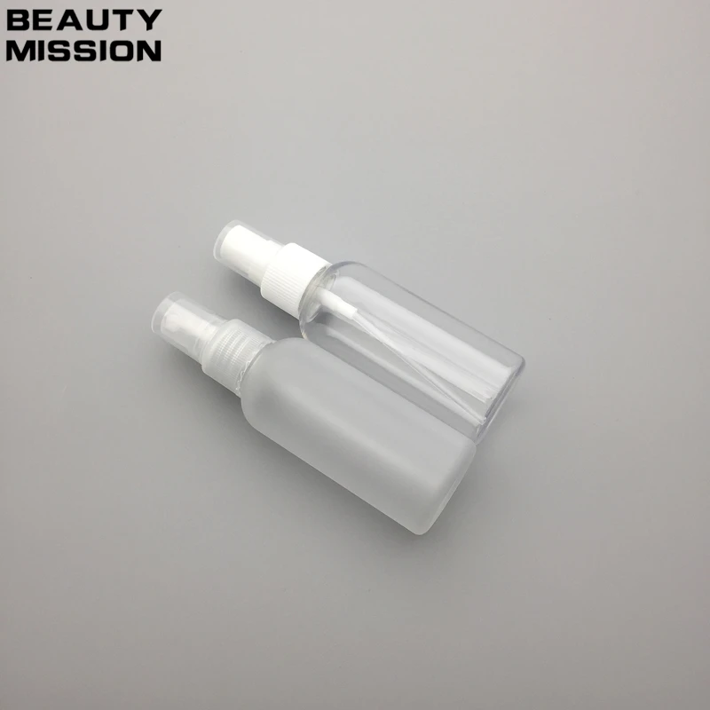 

50pcs 60ml Clear Plastic Portable Perfume Spray Bottle Empty Perfume Bottles Refillable Mist Pump Perfume Atomizer Travel