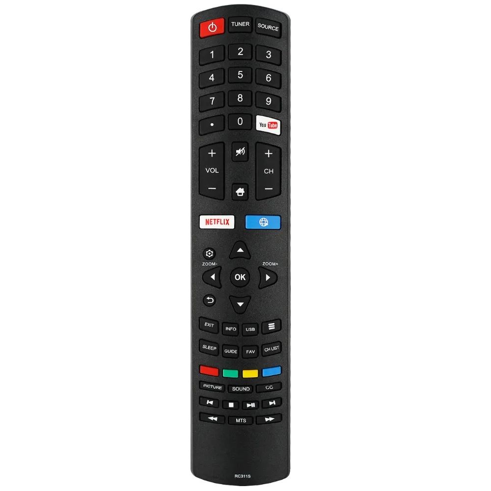 universal Remote Control RC-311S use for Master-g  Kioto Doppio Tecnomaster Nex Atvio Hkpro Jvc Noblex Teac TRC-2000