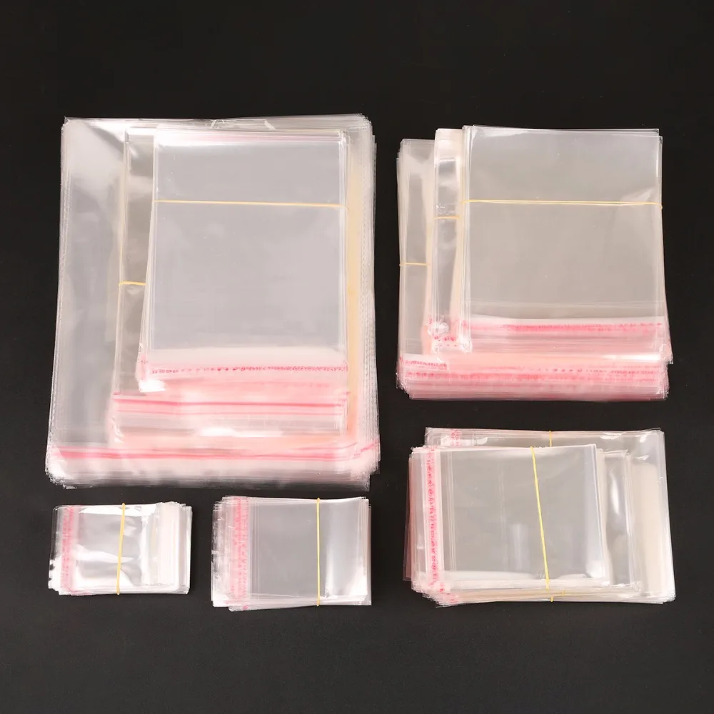 Multi Sizes Option Packaging Bags Transparent Opp Bag Packing Plastic Bags Self Adhesive Seal Storage Bag