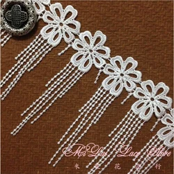 15 yards/lot Nappa Lace Trim 18 cm Solubile In Acqua Fringe Da Sposa Ricamato DIY Handmade Della Rappezzatura Del Nastro Forniture Per Cucire Craft