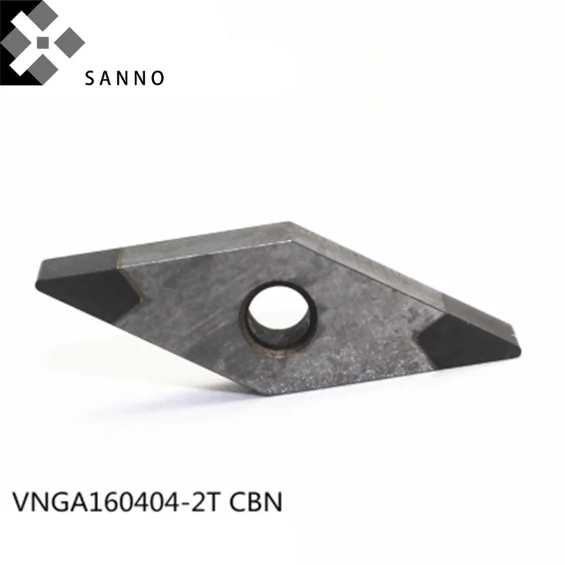 

CBN cnc carbide turning inserts VNGA160404-2T / VNGA160408-2T CBN cnc processing for Hardened steel