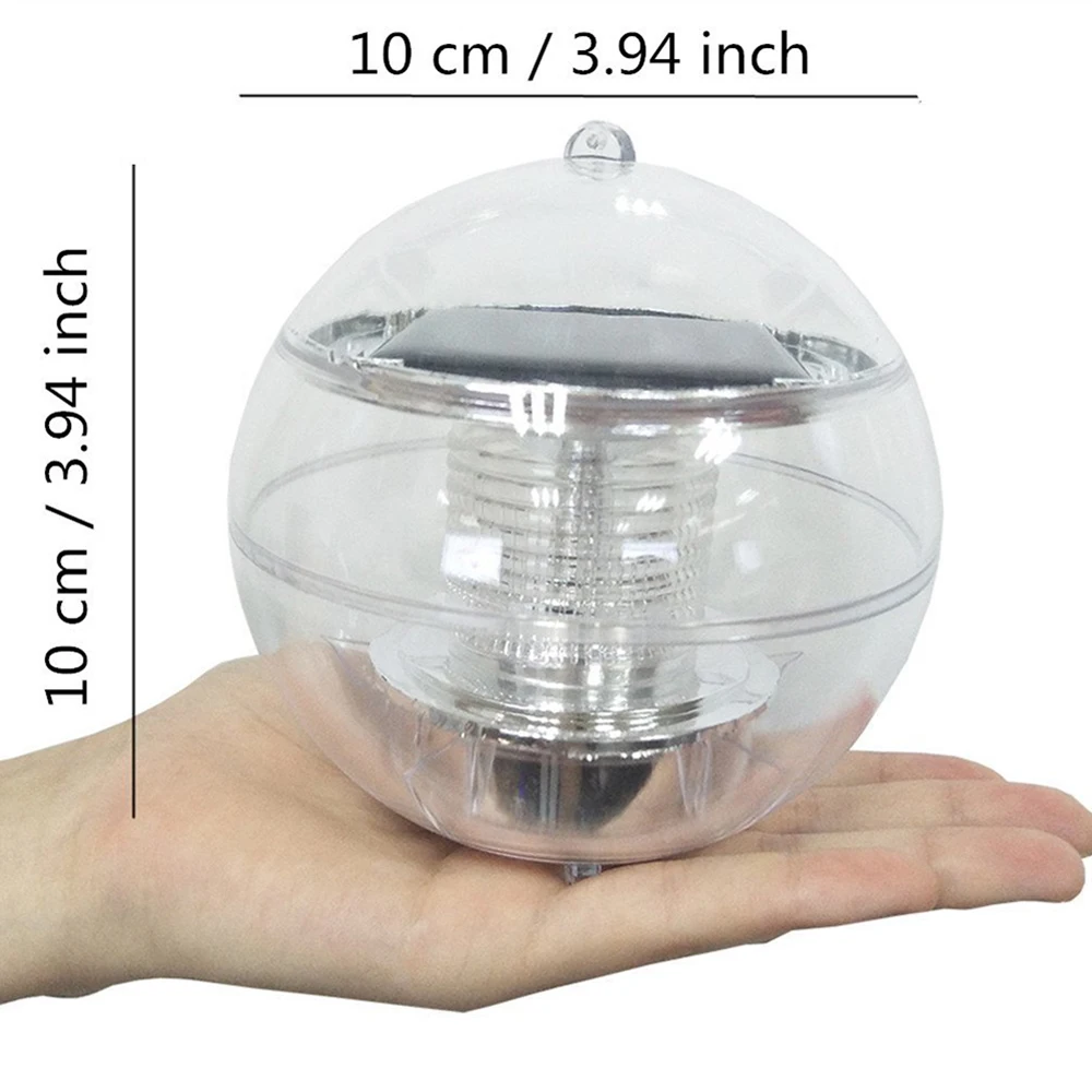 Solar Floating Light Pond Light Color Changing Solar Globe Pool Night Light Lamp for Garden Swimming Pool Party Home Decor