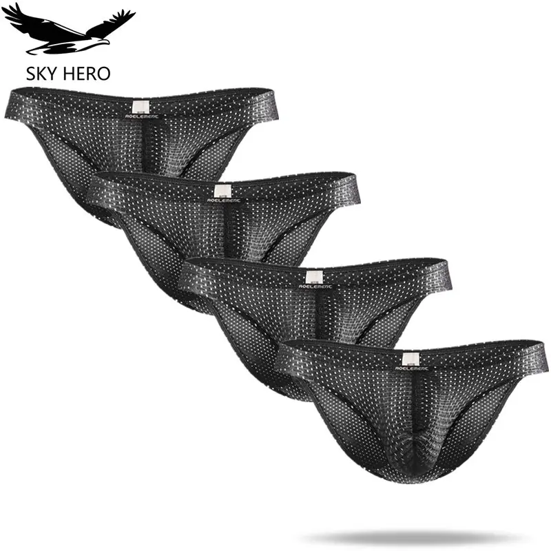

4pcs/Lot Men's Briefs Underwear Sexy Slip Hombre Calzoncillos Male Cuecas Bikini Jockstrap for Man Underpants Soft Panties Homme
