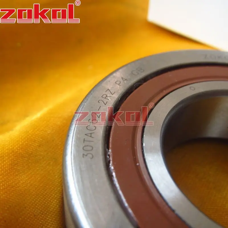 ZOKOL bearing 30TAC62 2RZ P4 Universal matching 30TAC62BSUC10PN7B(P4) Ball Screw Support Ball Bearing 30*62*15mm