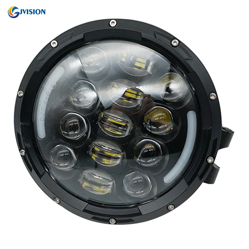 105W 7 Inch Round Off Road Driving LED Work Light 9-36V Car LED Work Lamp For Jeep Trucks Offroad 4x4 SUV ATV Hunters