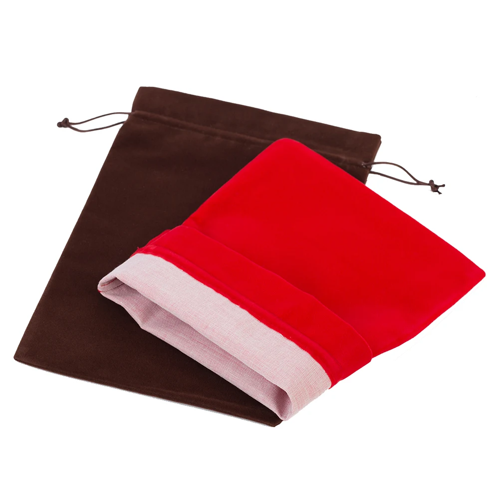 1pcs Big Velvet Drawstring Pouch Bags 20x30cm(8\