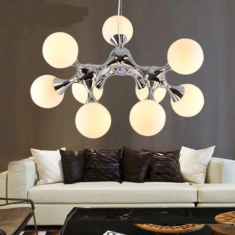 DNA molecular Pendant lights After the modern bedroom pendant lamp room simple European style retro FG520