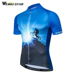 Weimostar Mountain Bike Cycling Jersey Shirt Summer Breathable Cycling Clothing Pro Team MTB Bicycle Jersey Top Maillot Ciclismo