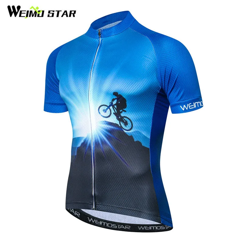 Weimostar Mountain Bike Cycling Jersey Shirt Summer Breathable Cycling Clothing Pro Team MTB Bicycle Jersey Top Maillot Ciclismo