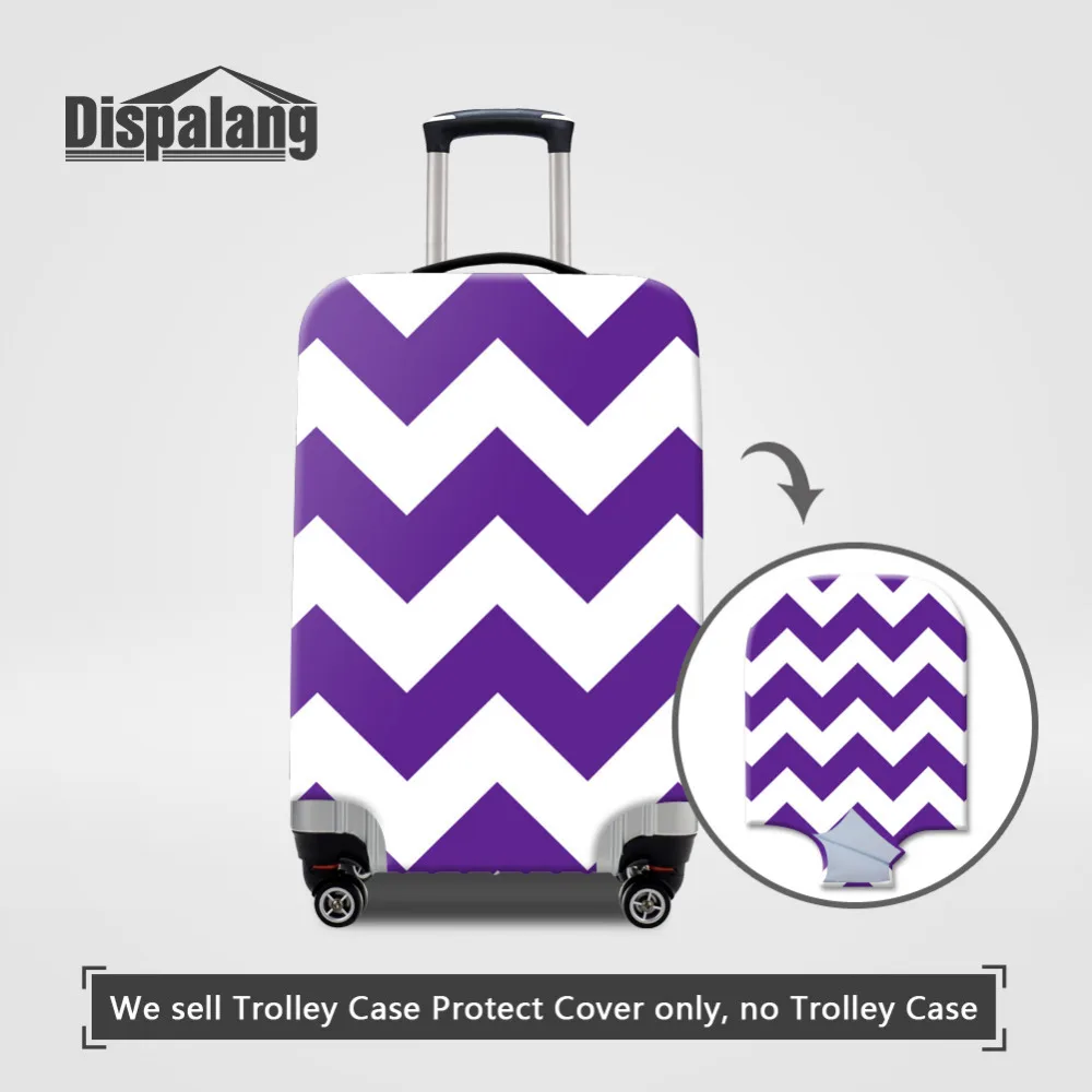 

Dispalang Travel Luggage Protective Covers Striped Print Thick Elastic Perfectly Suitcase Covers Apply to 18-30 Inch Trunk Case