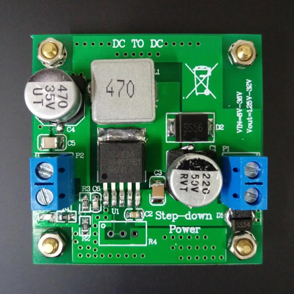 XL4015 Buck DC converter power module DC-DC high power high efficiency adjustable