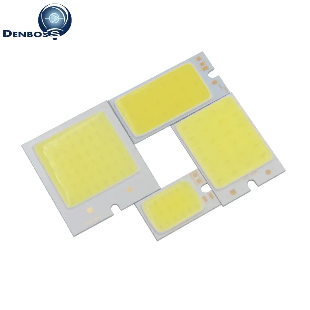 Big Promotion ED COB Strip 40mm 36mm 26mm Mix Square Moudle 9V 12V DC 2W 3W 4W 6W Cold White Auto Reading Lights Source Work Led