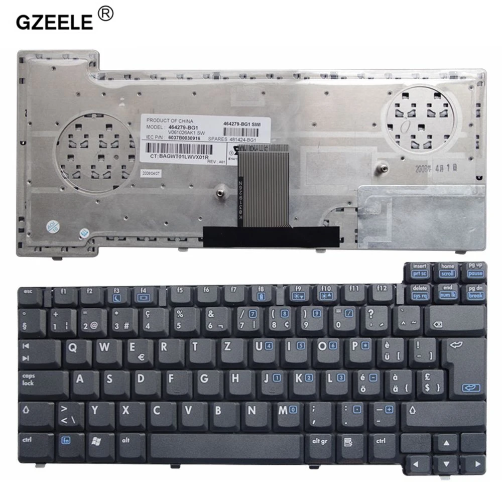 GZEELE Laptop keyboard for HP Compaq nx7300 nx7400 nc8430 nw8440 nx8420 Series