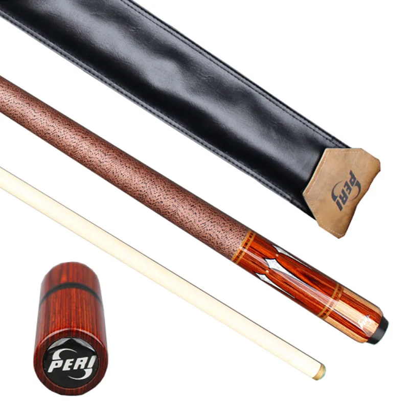 

PERI Pool Cue Stick 12.75mm Tip Jingyuan II Black 8 with Leather Pool Cue Bag China V20C