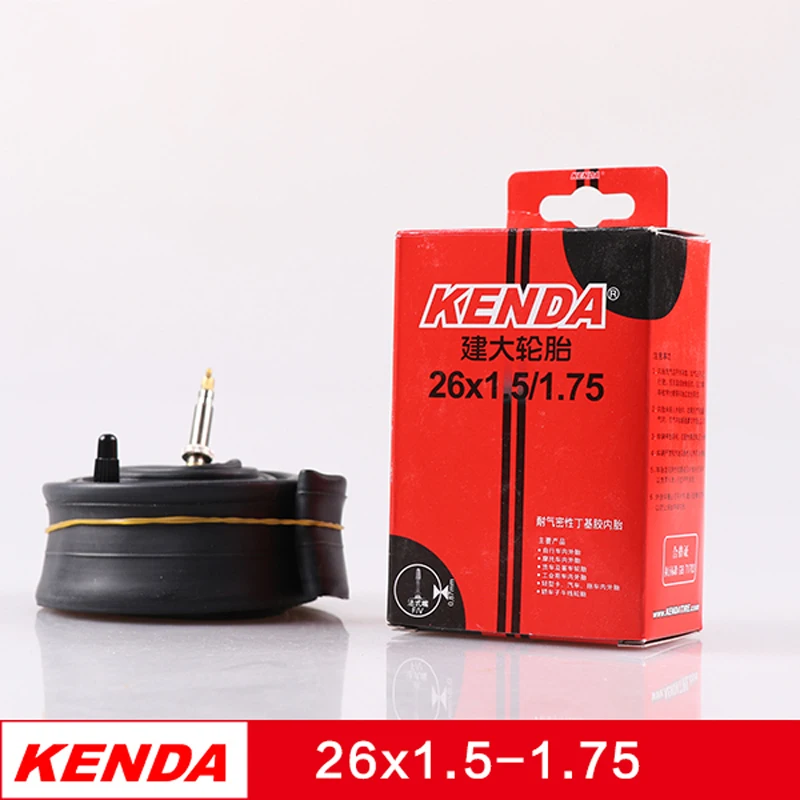 KENDA inner tube 26 camera 26x1.5-1.75 Schrader Presta bicycle inner tube 26 mountain bike tubes tire chambre air 170g