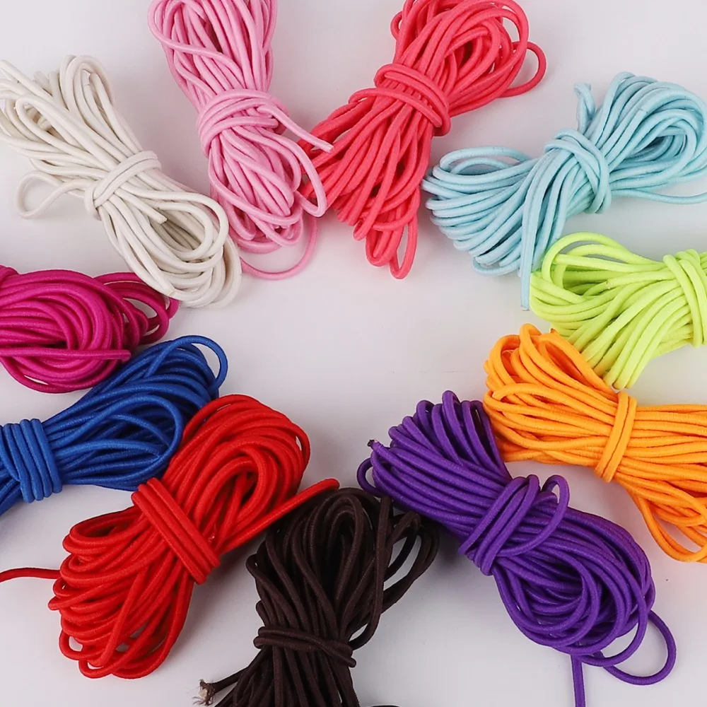 Elastic Stretch String Cord Beading Cord Rope for Making Bracelet Necklace Jewelry Decorative Handcraft Accessories 2.5mm