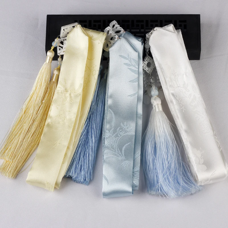 Hair band hanfu headdress ancientry dovetail super girl fairy costume accessories show Hair ribbon tied a rope