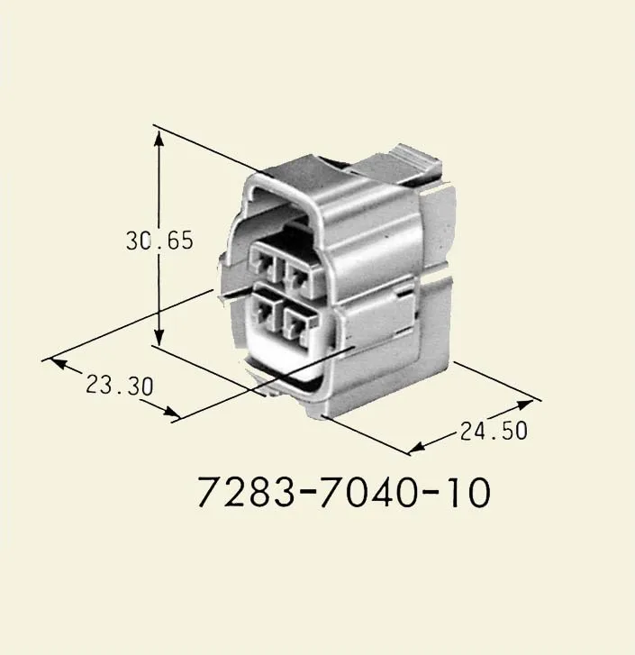 7283-7040-10 4 pole female Oxygen sensor plug for toyota