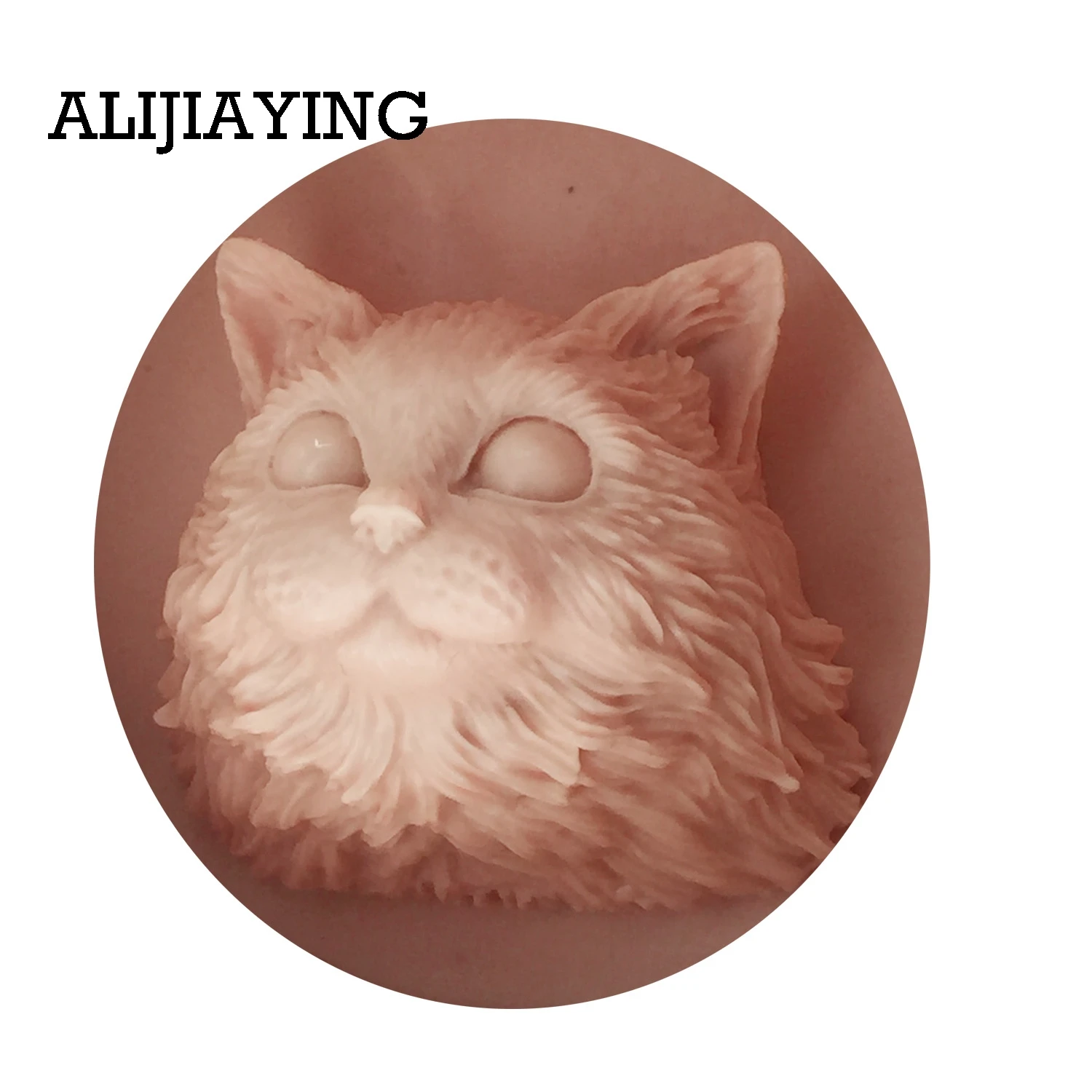 M1296 DIY Cat head Silicone Mold Sugarcraft Candy Fondant Molds Cake Decorating Tools Soap Resin Clay Chocolate Moulds