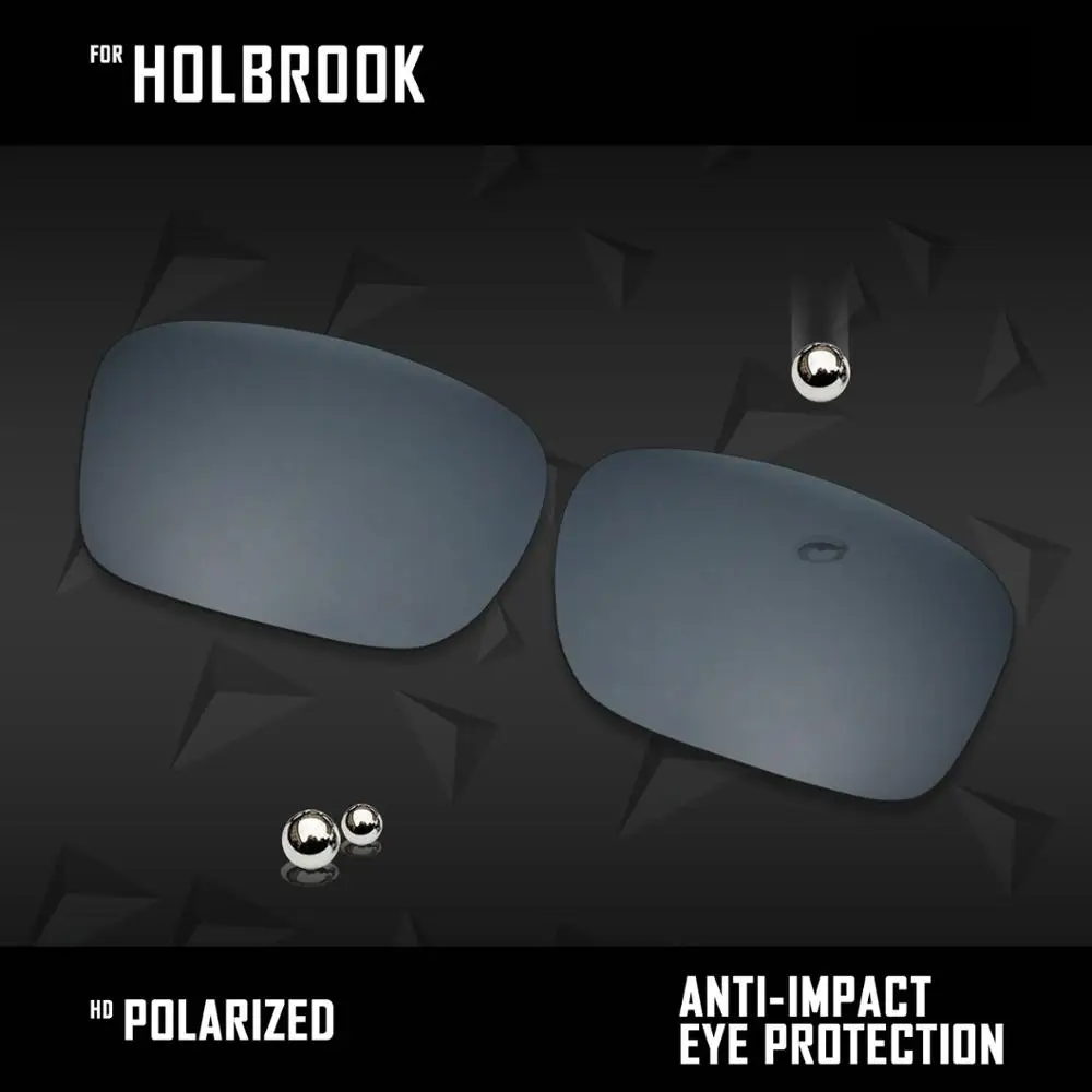 Oowlit, substituições de lentes, substituições de lentes para óculos de sol oakley holbrook oo9102, polarizados-multi cores