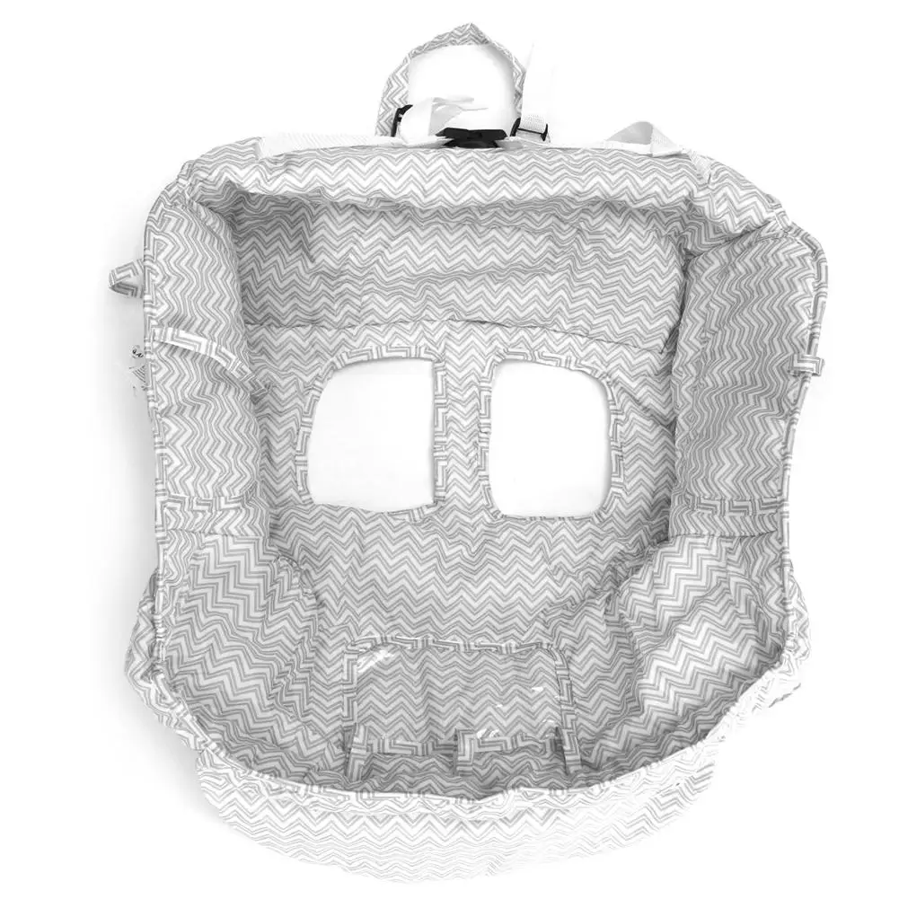 Juste de Protection de Siège de Bébé Pliable avec Ceinture de Sécurité, Coussin Souple pour Chariot, Chaise de Salle à Manger pour Nourrisson