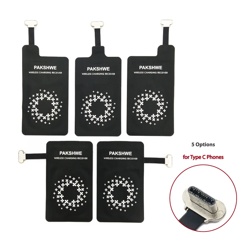 نوع C تشى طقم شاحن لاسلكي 5 واط تشى الارسال و TI-رقاقة استقبال محول حزمة لهواوي P9Plus أندرويد USB C الهواتف الذكية