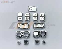 switch housing buttons 13pcs chrome case for Harley Street Glide Special FLHXS FLHX FLHTCU/L FLHTK FLTRXS FLTRU FLHR 2014-2016