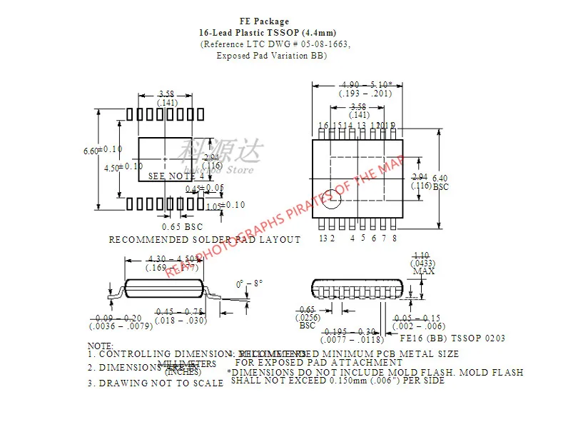 5 ชิ้น/ล็อต LT3431EFEPBF LT3431EFE LT3431 3431 TSSOP16 ในสต็อก