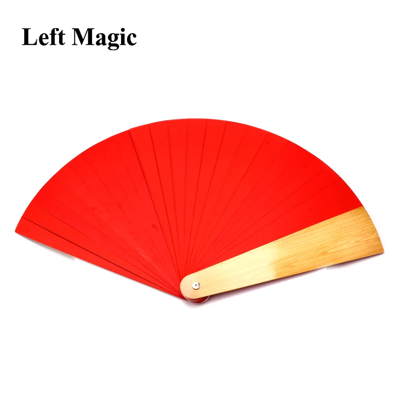 Four Color Magic Fan Color Changing Fan Magic Tricks Magician Stage Gimmick Props Comedy Close Up Illusion