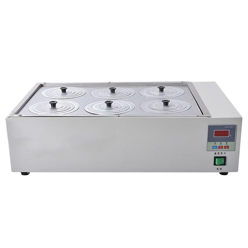 

HH-6 Six Holes Digital Electric Thermostatic Water Bath 202 Material Standing Station 110V OR 220V