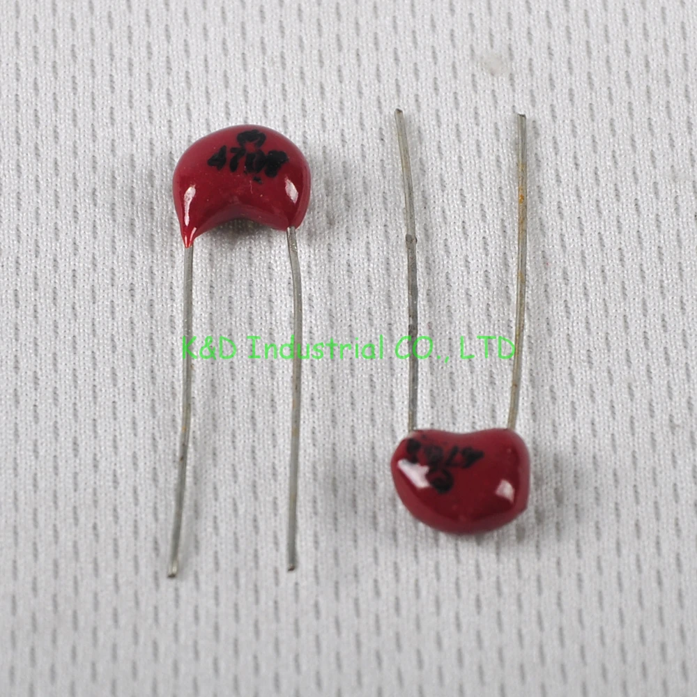 10 шт. Серебряный слюды конденсатор 470pF 500V радиальный усилитель для аудио усилителя