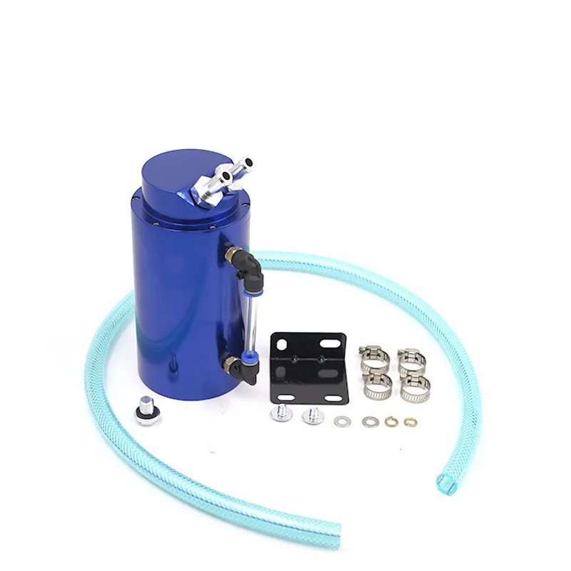 Universal OTC-1001 Universal Aluminum Racing Oil Catch Tank Can Red/Silver/Dark Blue/Light Blue/Black/Purple/Yellow