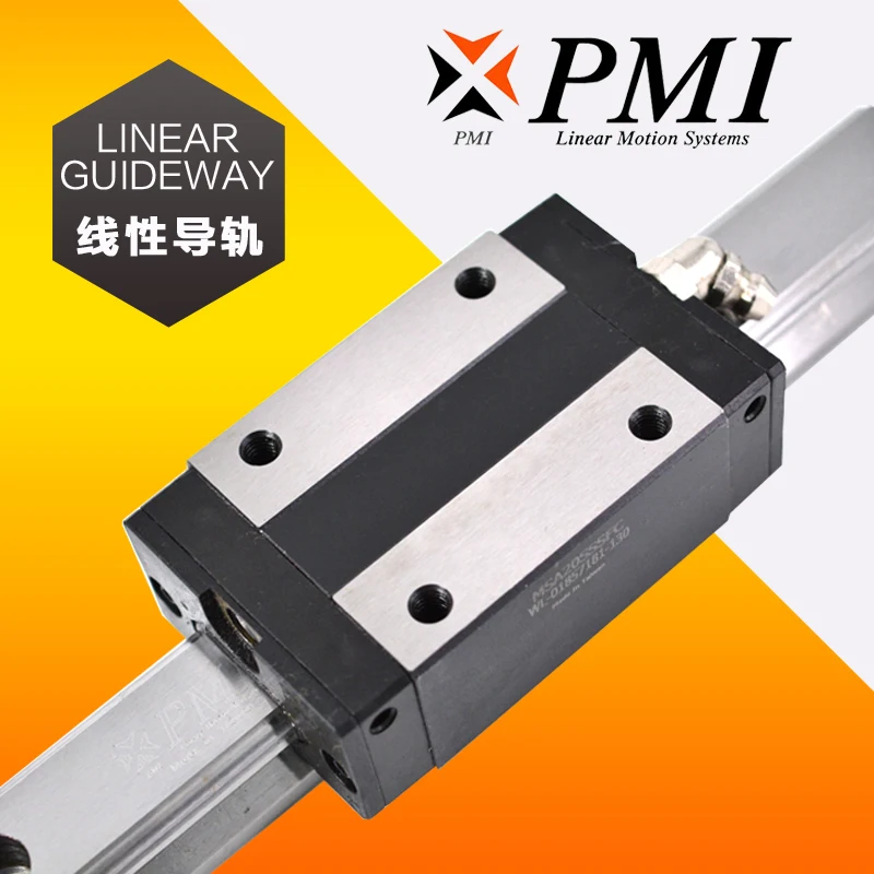 2 Stück Original Taiwan PMI MSA20S MSA20SSSFC N Linearführungsschlitten für CO2-Lasermaschine CNC-Fräse MSA20S-N – Detail 8