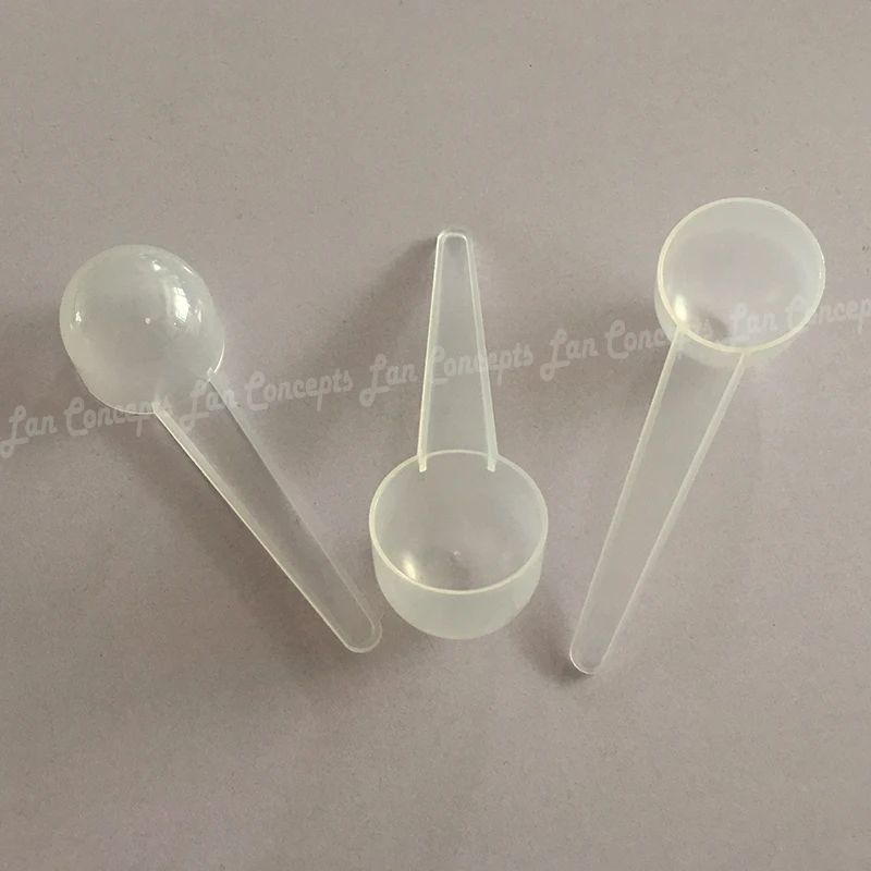 7.5 gram translucence Measure Spoons 15ML Plastic Measuring Scoop 7.5g PP Spoon - 200pcs/lot Free shipping