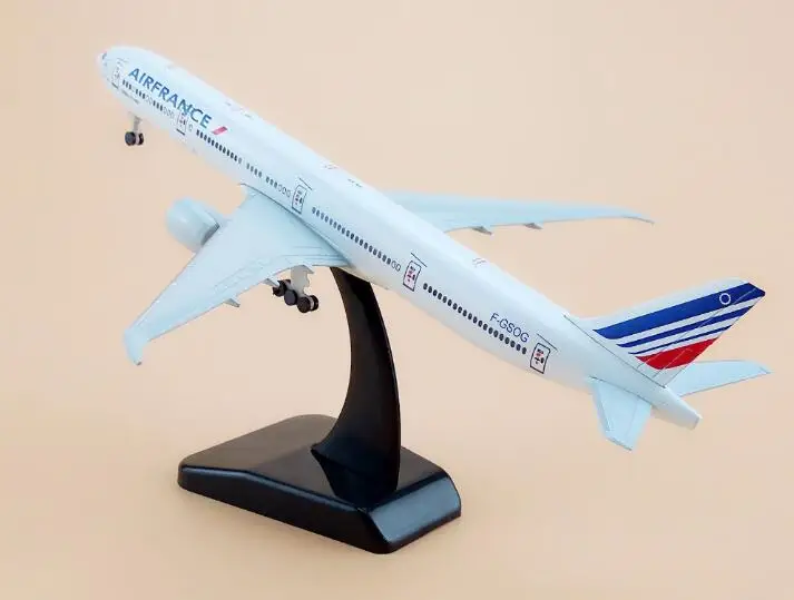 Air France Airlines B777 Metal Plane Model Airplane Model Boeing 777 Airways Aircraft w Wheels Stand