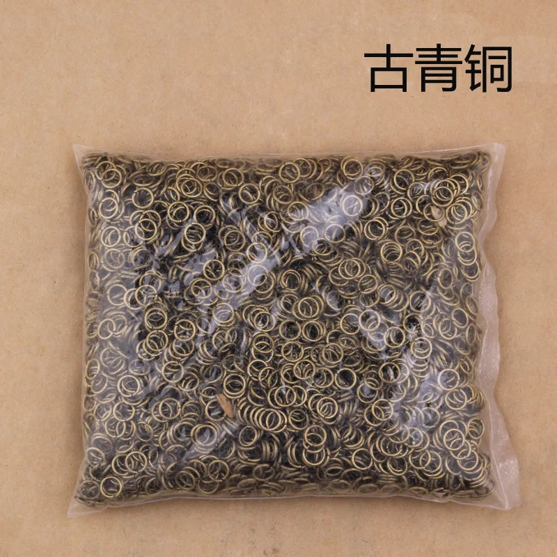 200pcs 4/6/8/10 mm Jewelry Making Findings Open Jump Rings & Split Rings DIY Handmade Jewelry Accessories Connector