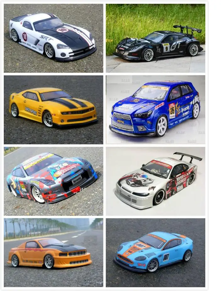 YUKALA 1pcs/lot 1/10 rc car parts  painted shell body 1/10 car accessories for  1/10 rc car 190mm  Multiple choices