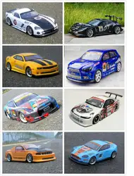 Yukala 1ピース/ロット1/10 rc車の部品のためのシェルボディを塗装1/10カーアクセサリー1/10 rcカー190ミリメートル複数の選択肢