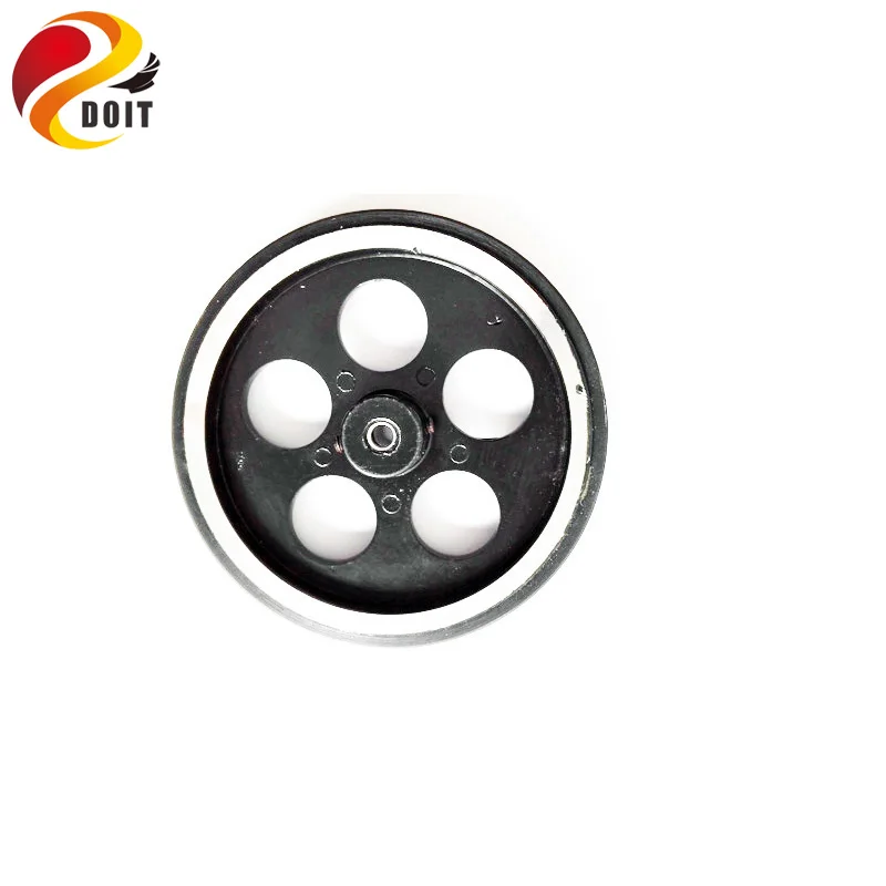 ロータリーエンコーダーゲージメーターホイールスマートロボットカーシャーシビッグトラック用ゴム付き直径95ミリメートルDIY RCおもちゃ