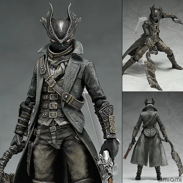 Figma 367 Game Bloodborne Hunter PVC Action Figure Collectible Model Toys