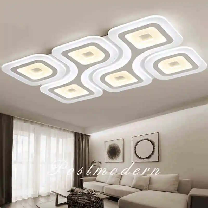 Modern Led Ceiling Light Living Room Lights Acrylic Decorative Combination Module Fixture Lamp Lamparas De Techo Moderne Light