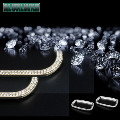 Car-styling Car Window Lifter Decorative Sequins Crystal Trim Special Modified Fit for Porsche Macan Turbo Cayenne Panamera S