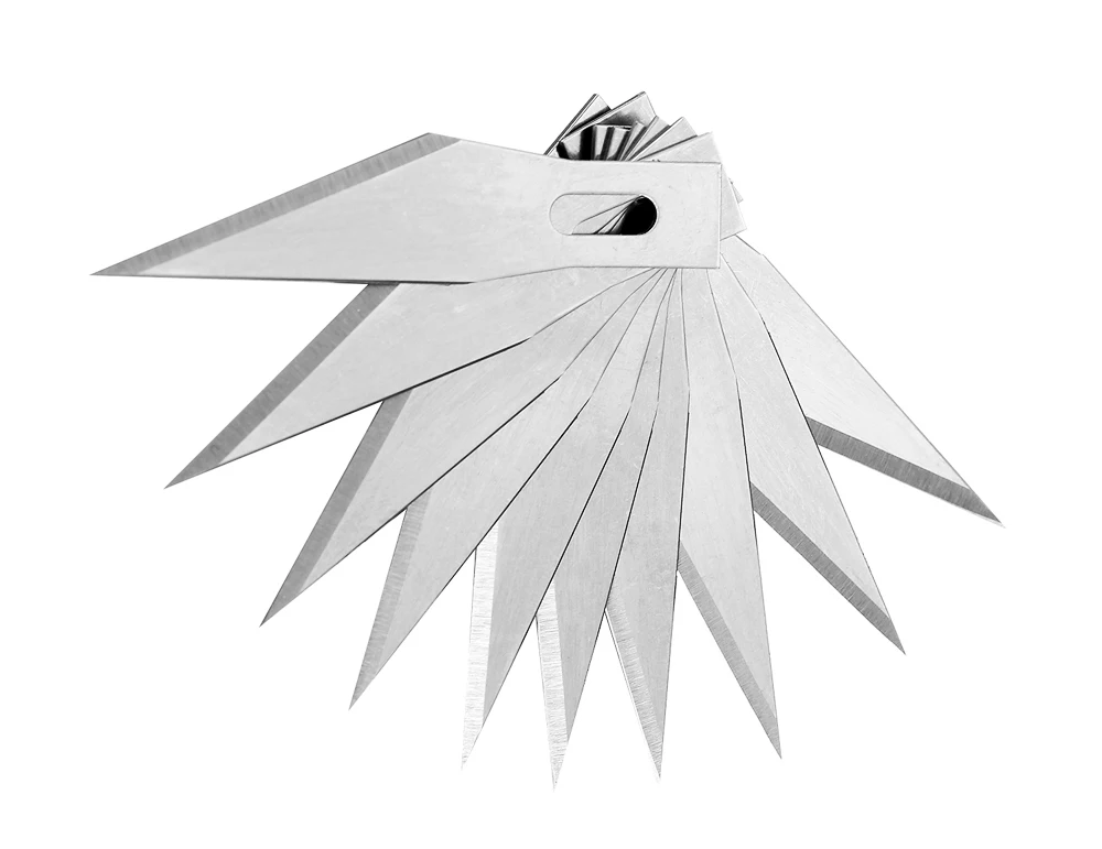 ESPLB Gravur Messer Kombination Carving Messer mit 13 stücke Klingen + 2 stücke Nicht-Slip Metall Griff für Holz papier Cutter Handwerk DIY – Detail 10