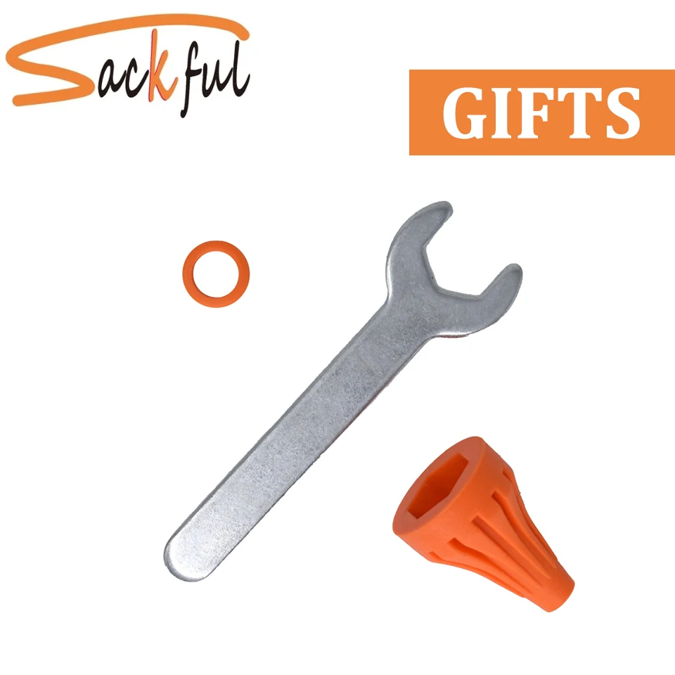 Hot Melt Glue Gun Accessories Pure Copper Nozzle Long Short Small-bore Large Diameter 1.2x32mm 1.0x36mm with Spanner/Gifts