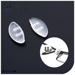 5Pairs/Lot Two Hole Plug Silicone Airbag Soft Nose Pads On Glasses Soft Sanding Surface Anti-Slip Toos Eyeglasses