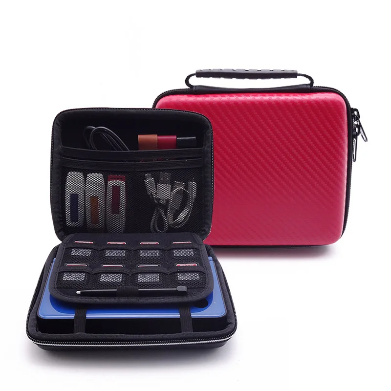 علبة قشرة صلبة حقيبة سفر سوداء تحمل حافظة واقية 1 تيرا بايت 2 تيرا بايت 3 تيرا بايت 4 تيرا بايت لنينتندو 2DS/WD جوازي لاسلكي Pro