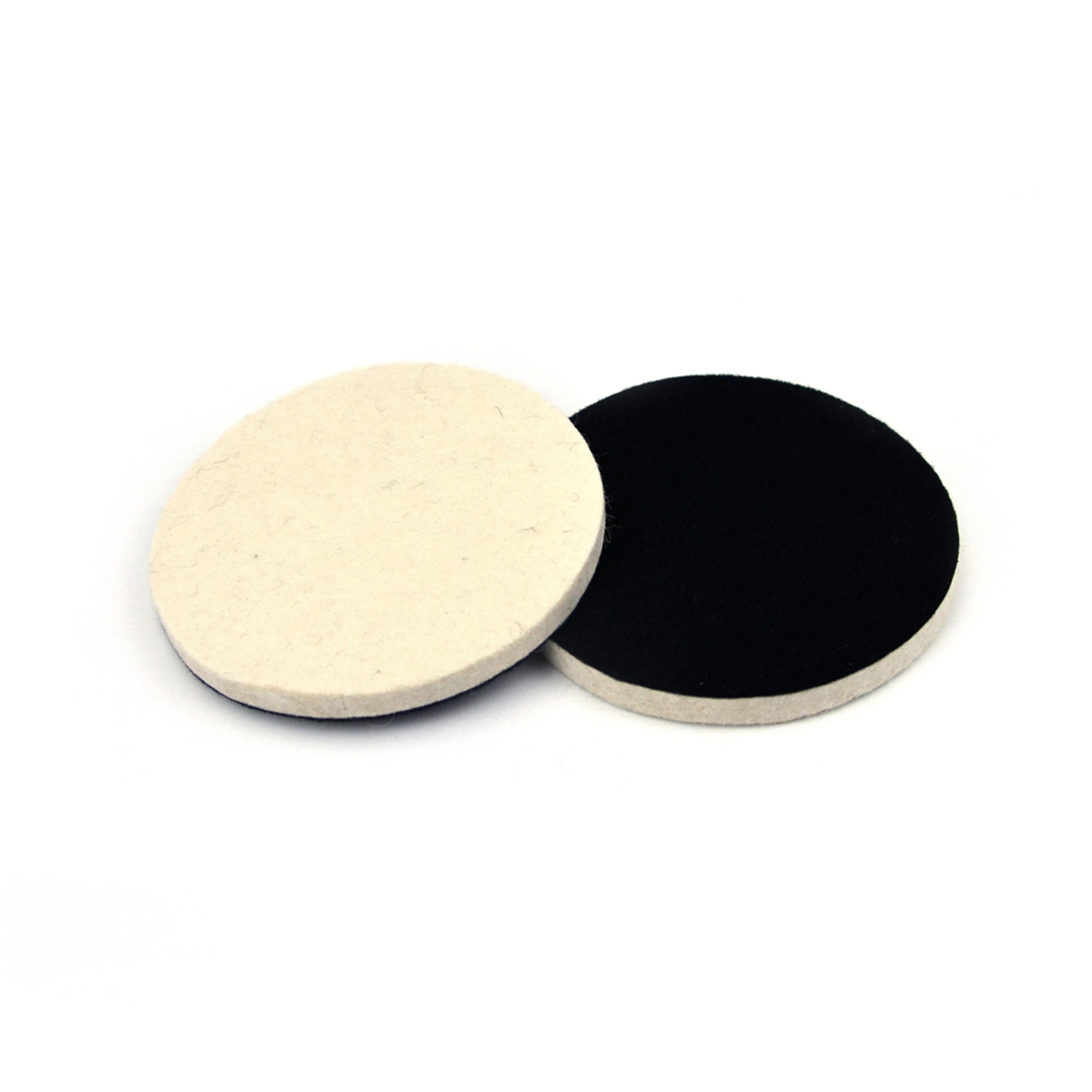 2PCS 5 Inch 125mm Auto Glas Wolle Polieren Pad Fühlte Schleif Scheibe Schleifen Polieren Pads für Haken & schleife Sander Power Werkzeuge Dreh
