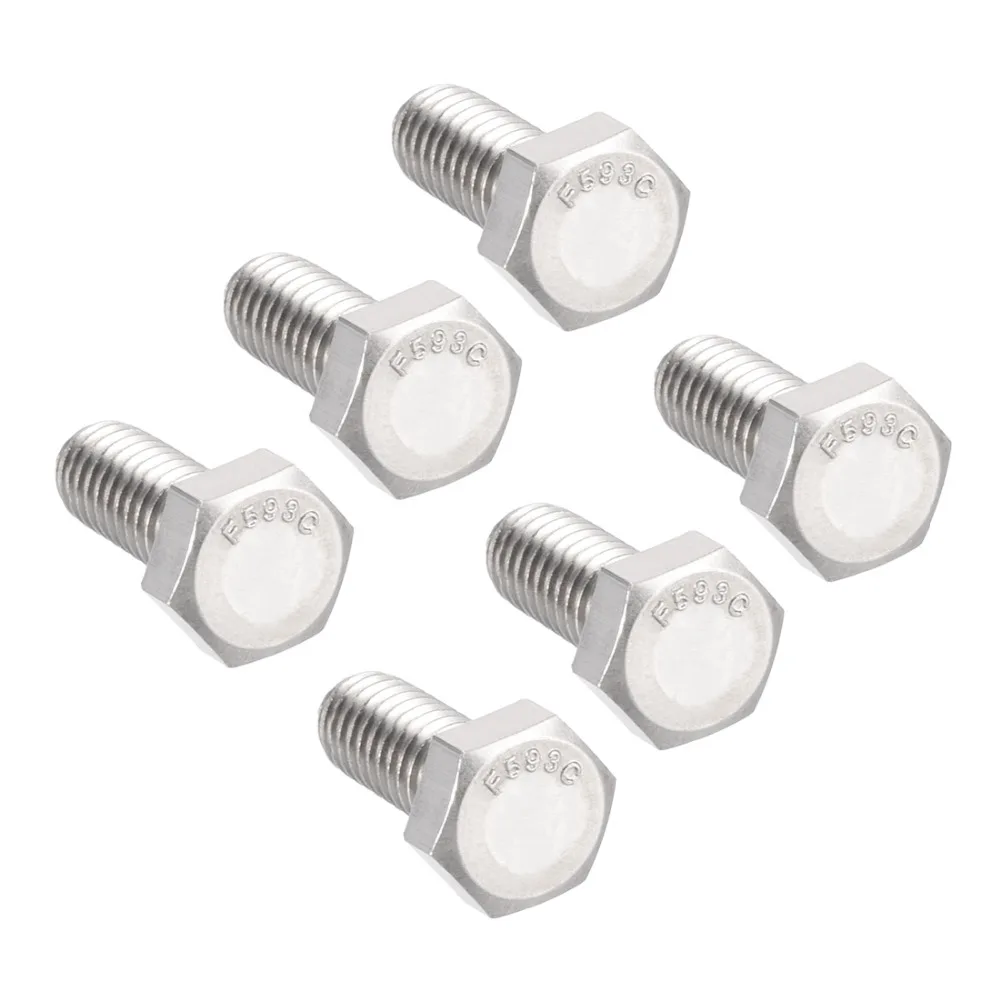 Uxcell 6 pz Bulloni 5/16-18x3/4 "In Acciaio Inox 304 Vite A Testa Esagonale Bulloni di Fissaggio a Casa Ufficio Apparecchio di Comunicazione Ferramenteria e attrezzi