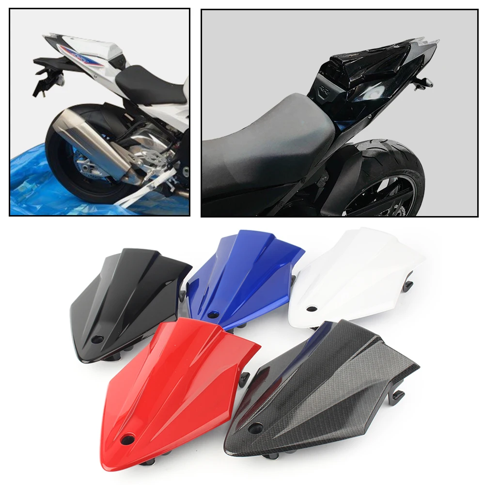 Motorcycle Seat Cover Rear Pillion Passenger Cowl Back Cover Fairing For BMW S1000RR 2015 2016 2017 2018 / 15 16 17 18